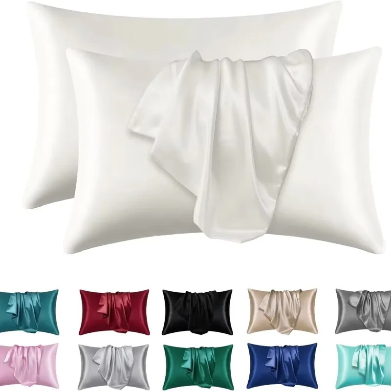 Silk Pillowcase - 1/2 stuks satijnen zijden kussensloop voor