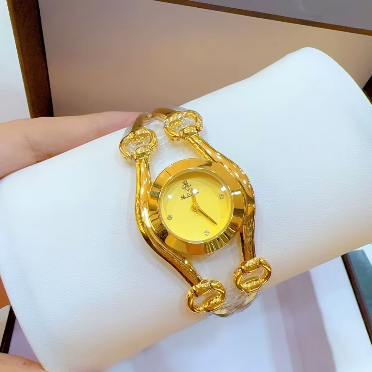 Gold Plated Jewelry - Nieuwe Franse Dubai 24K Vergulde Horloge