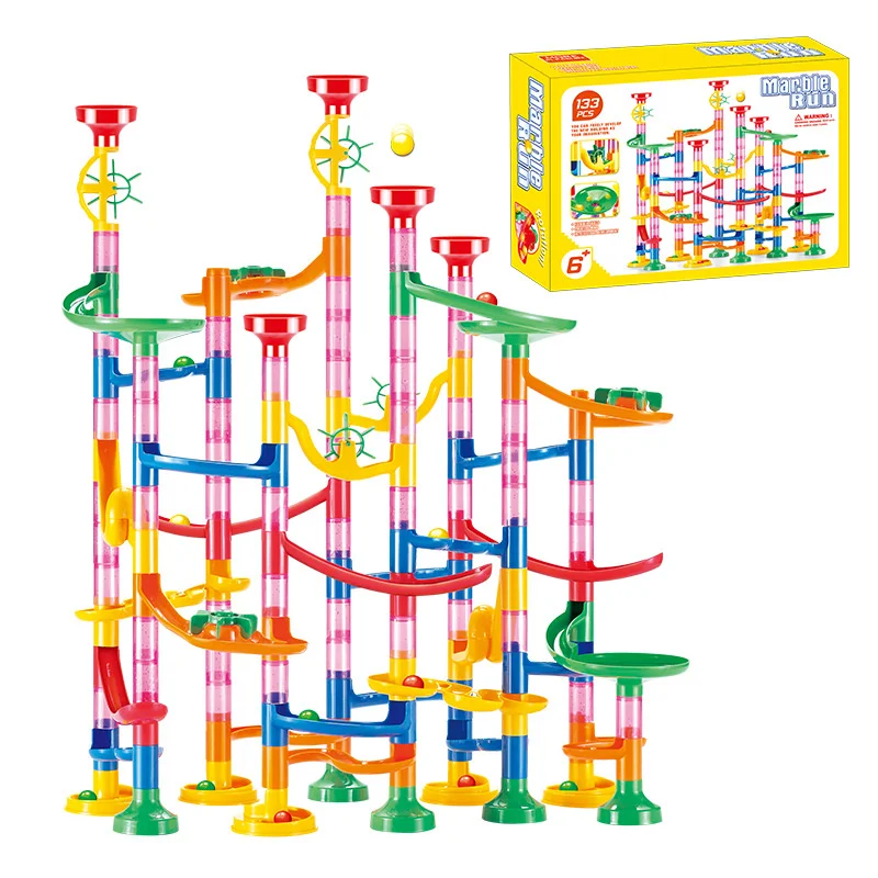 Marble Coaster Set - 50-142-delige 3D Maze Ball Roll Speelgoed