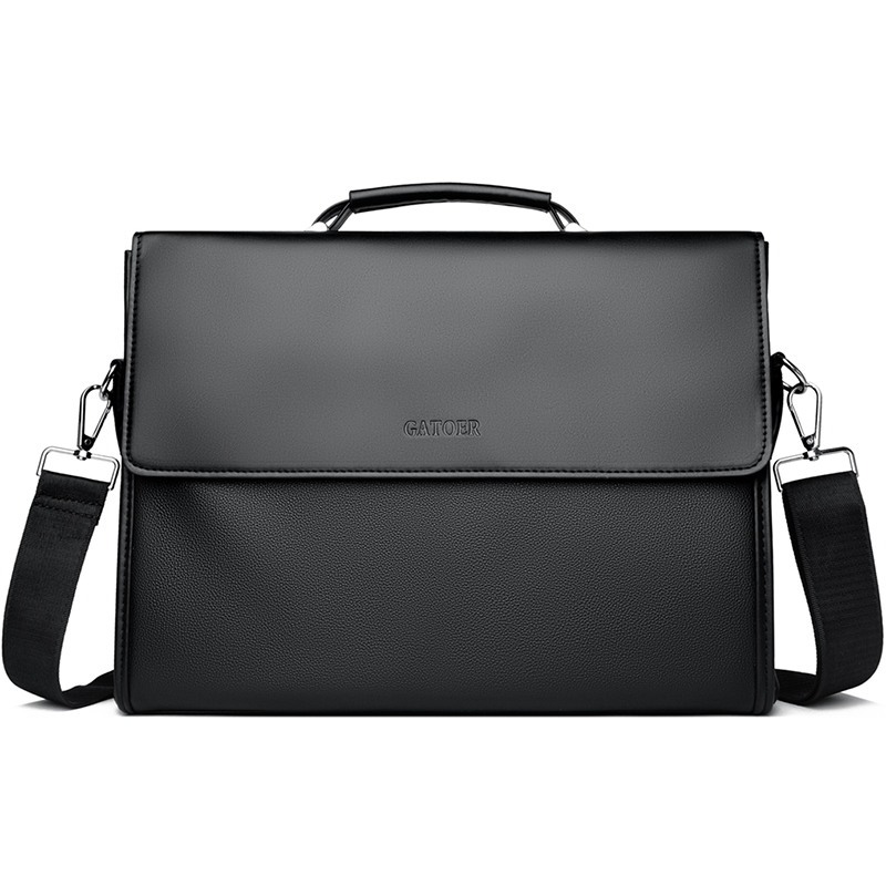Leather Briefcase - Heren Business Casual Handtas Schoudertas Crossbodytas