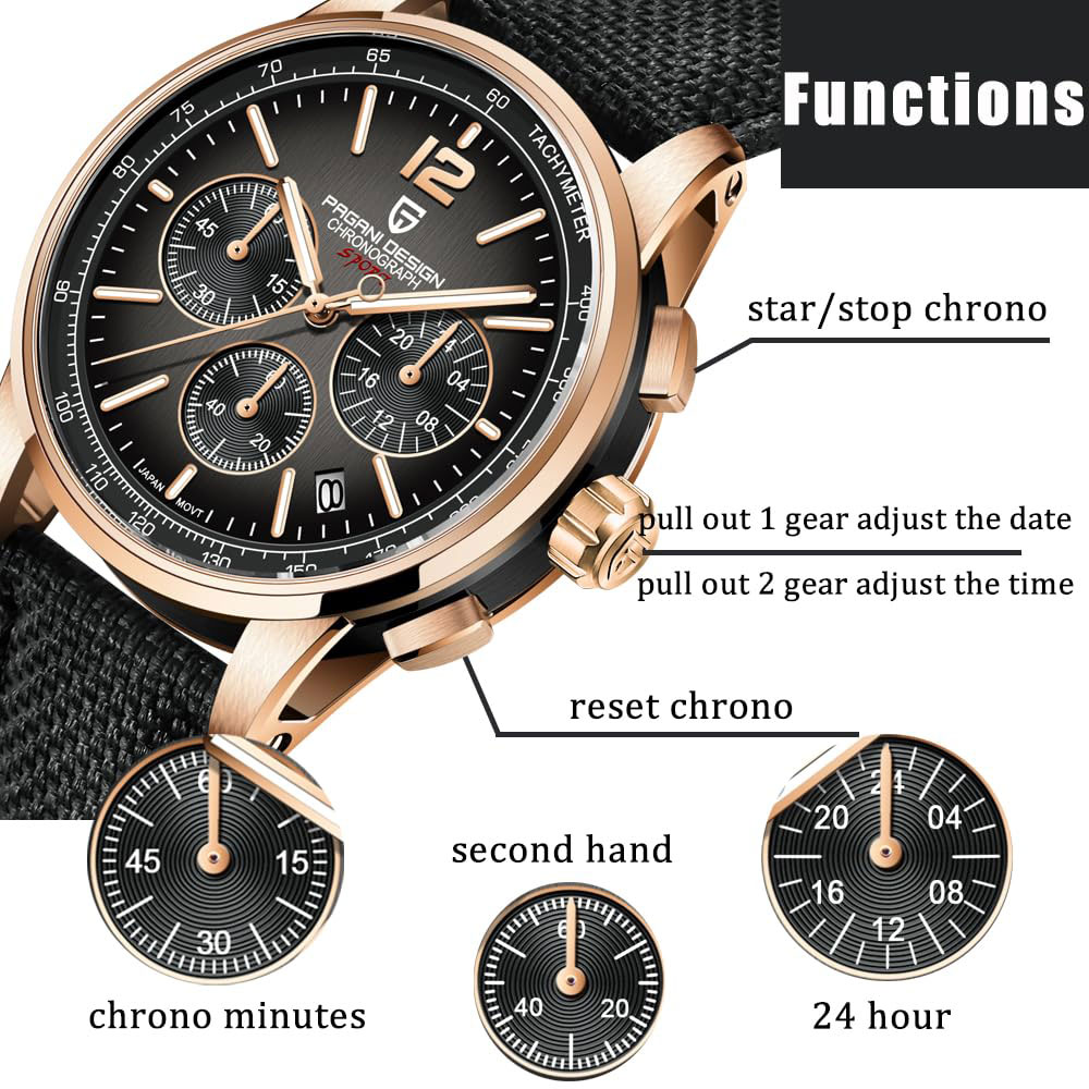 Luxury Watch Men - PAGANI ONTWERP Nieuwe Heren Horloge 41mm