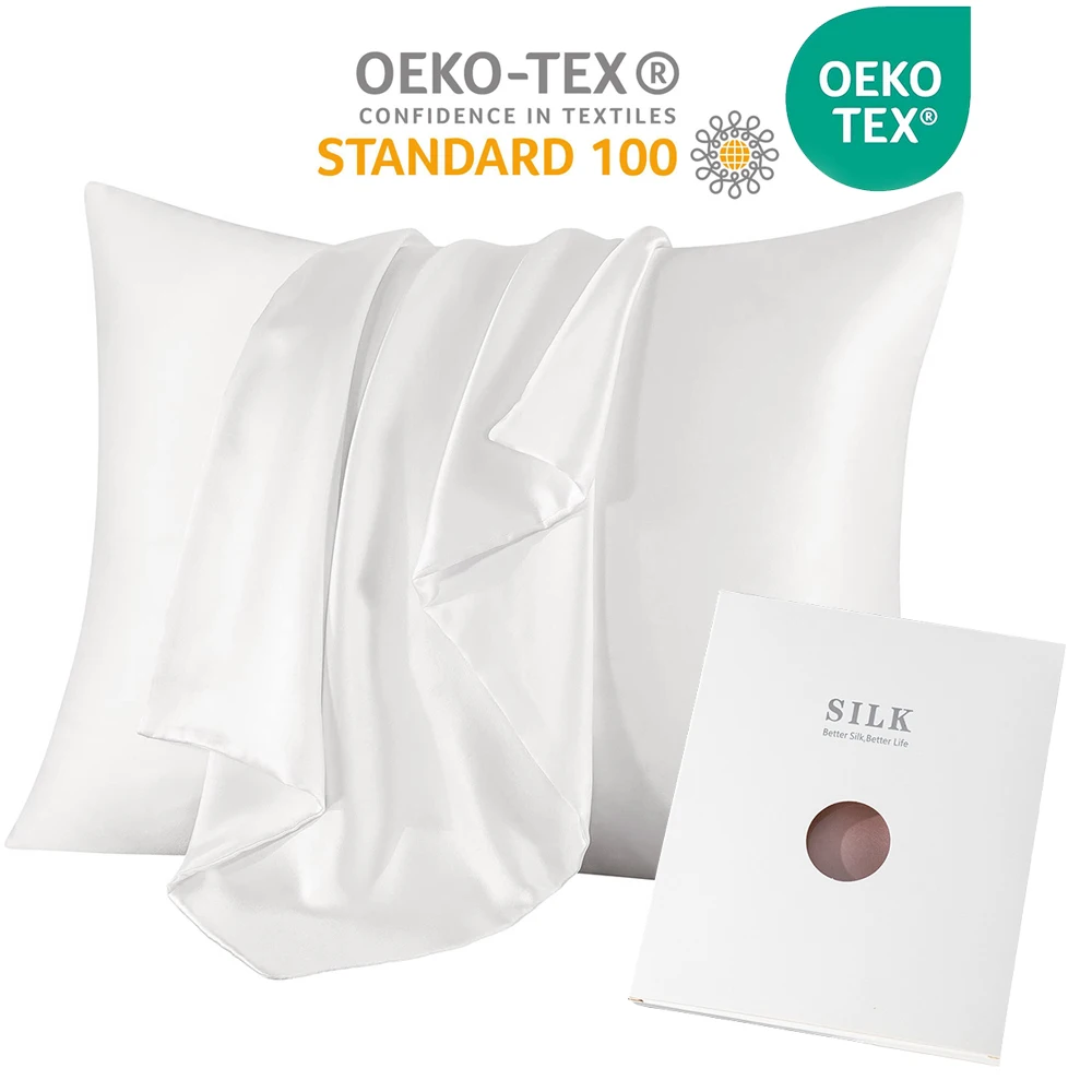 Silk Pillowcase - 6A 30MM 100% Tweezijdig Zuivere Echte