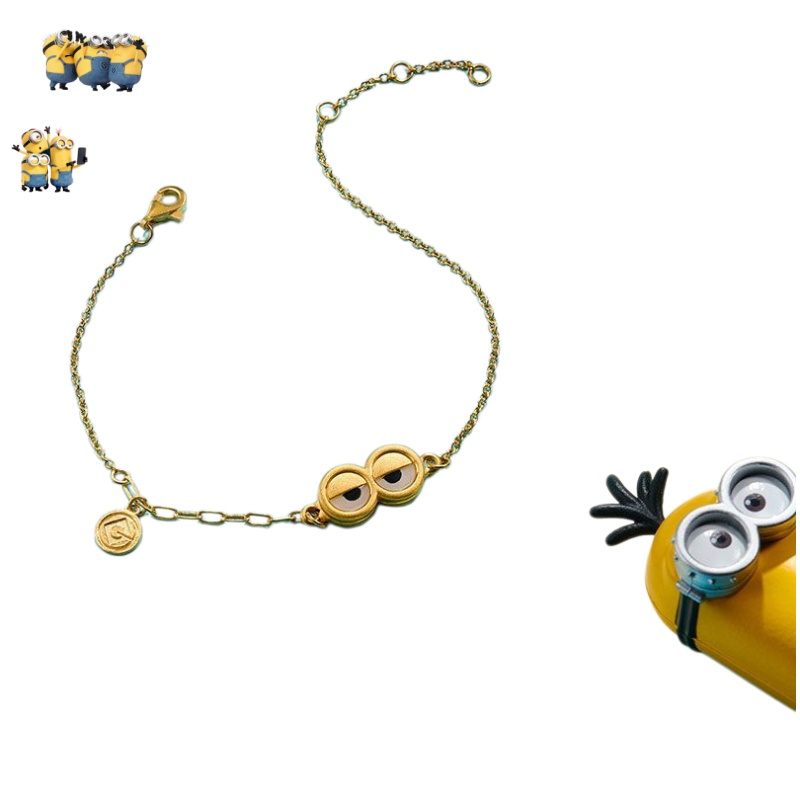 Gold Plated Jewelry - Minions Series gouden armband - minimalistische