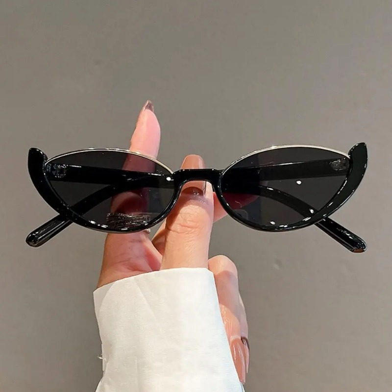 Sunglasses Uv400 - Vintage kleine cat-eye zonnebrillen voor vrouwen,