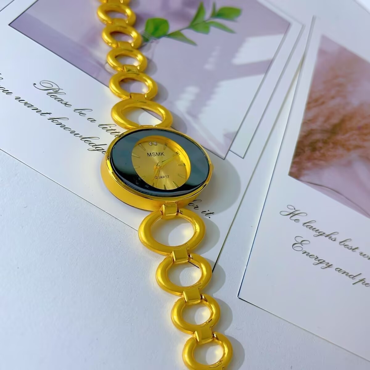 Gold Plated Jewelry - Nieuwe Amerikaanse 24K Vergulde Horloge Bruiloft