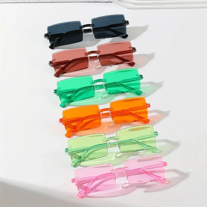 6 stuks rechthoekige, modieuze - Sunglasses Uv400 recensie en prijs