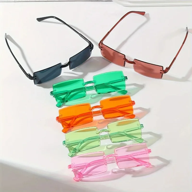 6 stuks rechthoekige, modieuze - Sunglasses Uv400 recensie en prijs