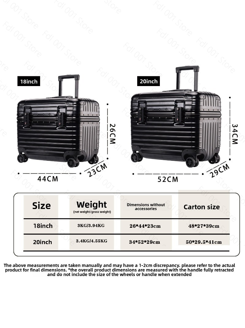 Aluminium fototrolleykoffer me - Travel Luggage Set recensie en prijs