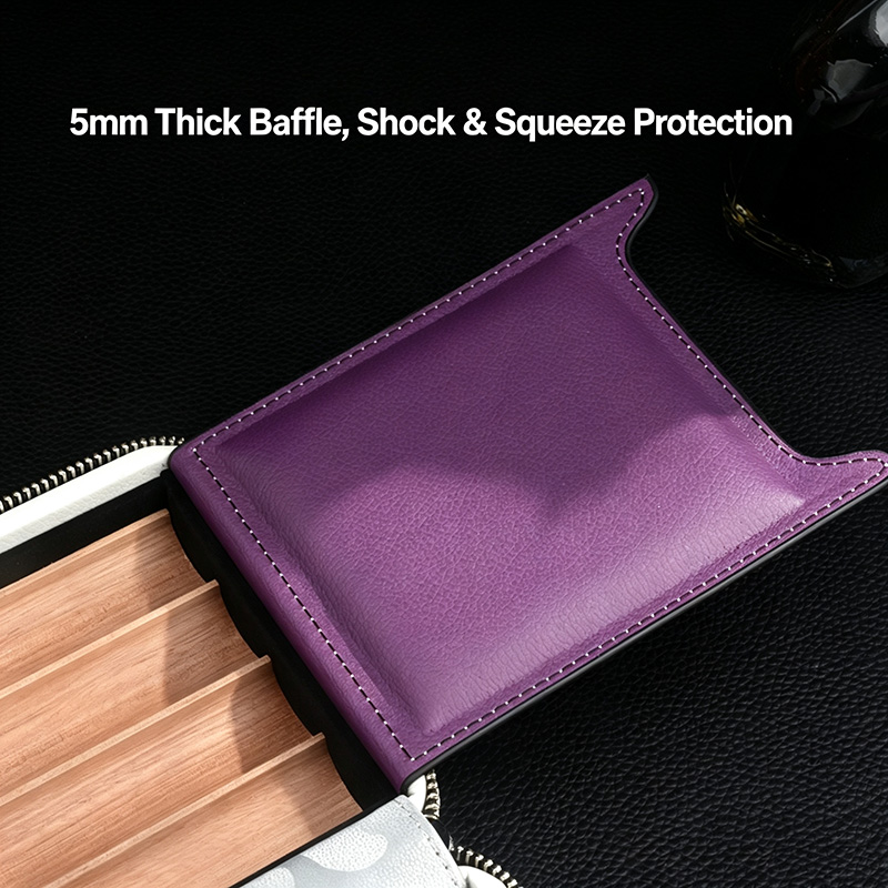 Leren reiskoffer voor sigaren, - Premium Cigar Case recensie en prijs