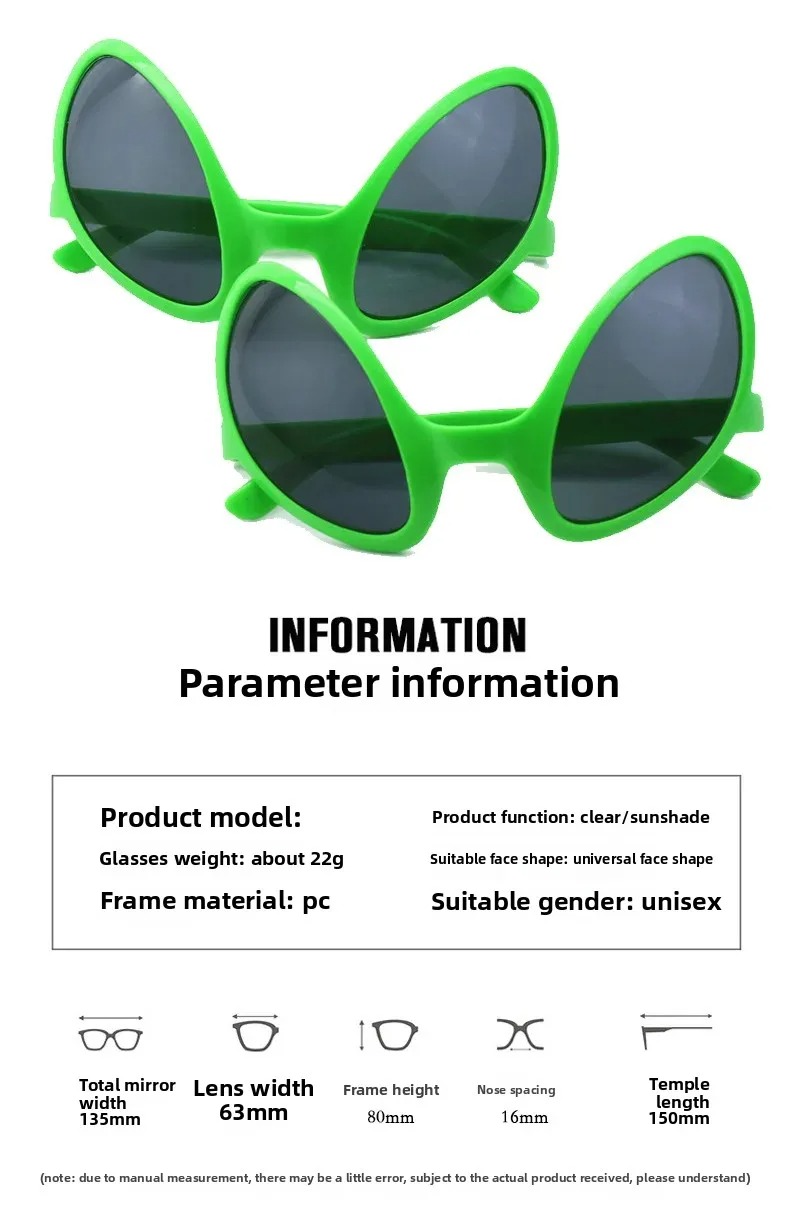 Groene Alien Martian Eigenzinn - Sunglasses Uv400 recensie en prijs