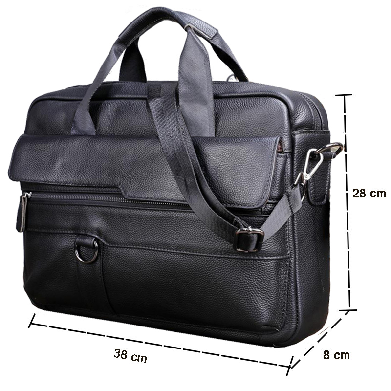 Grote Mannen Echt Lederen Hand - Leather Briefcase recensie en prijs