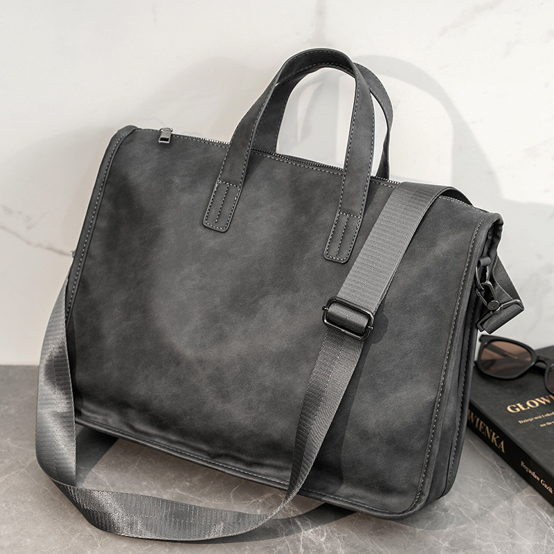 Casual zakelijke herenhandtas  - Leather Briefcase recensie en prijs