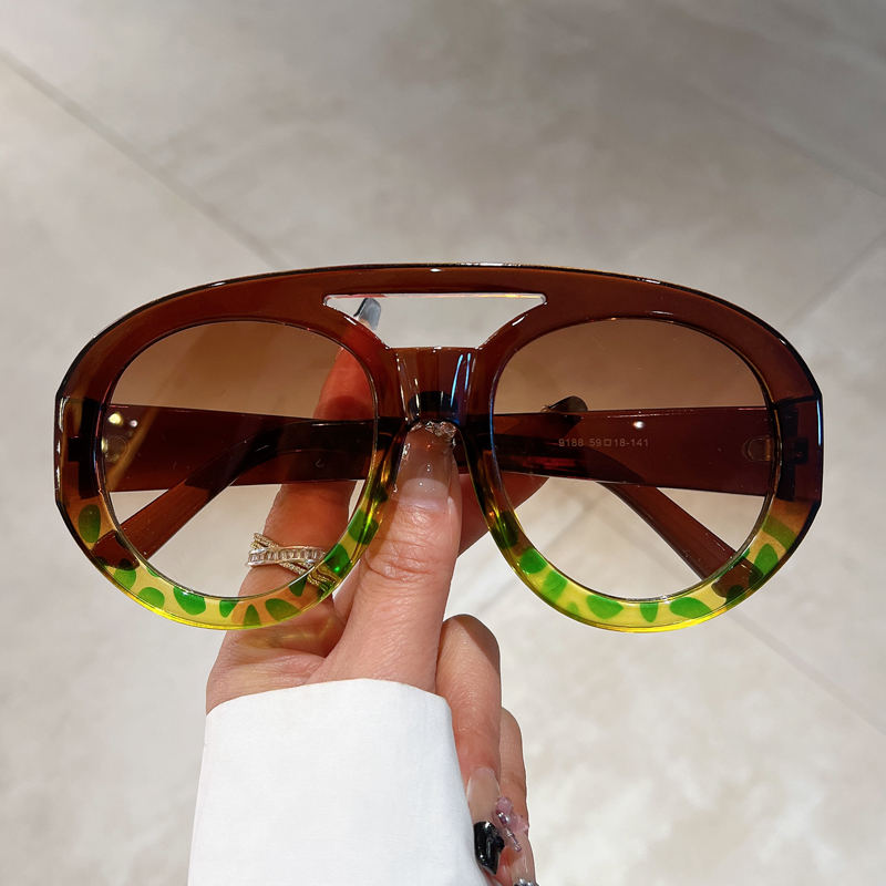 Oversized ronde zonnebril voor - Sunglasses Uv400 recensie en prijs