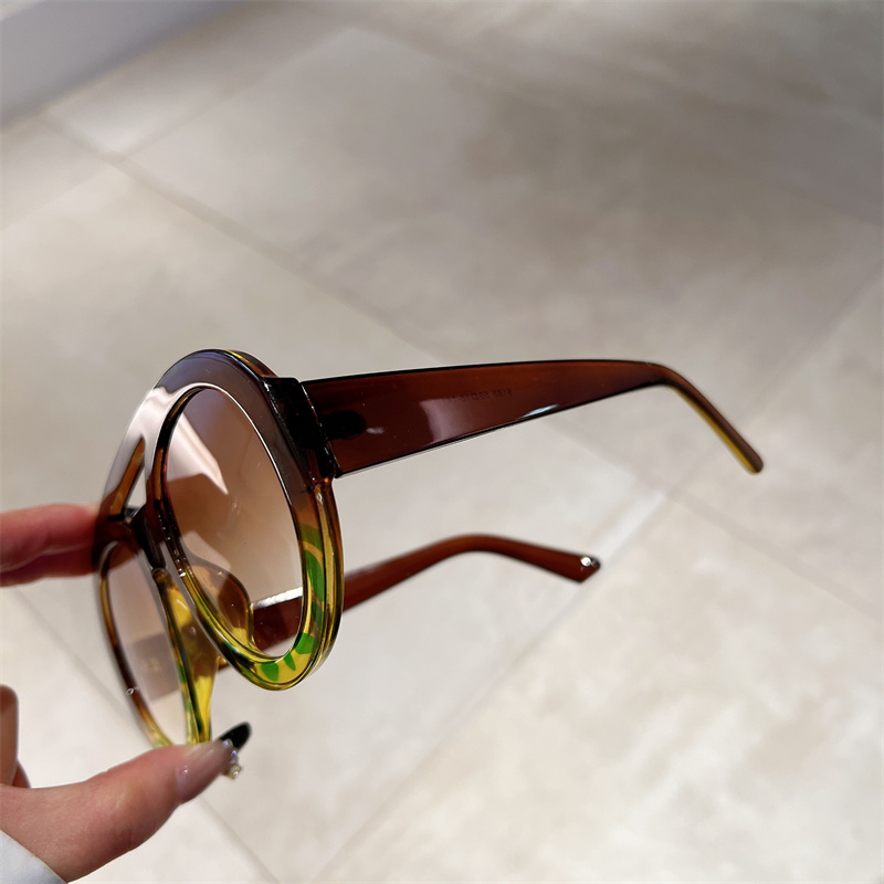 Oversized ronde zonnebril voor - Sunglasses Uv400 recensie en prijs