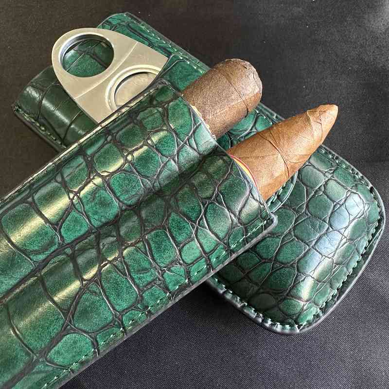 Sigarenbuis 2-slots hoesje met - Premium Cigar Case recensie en prijs