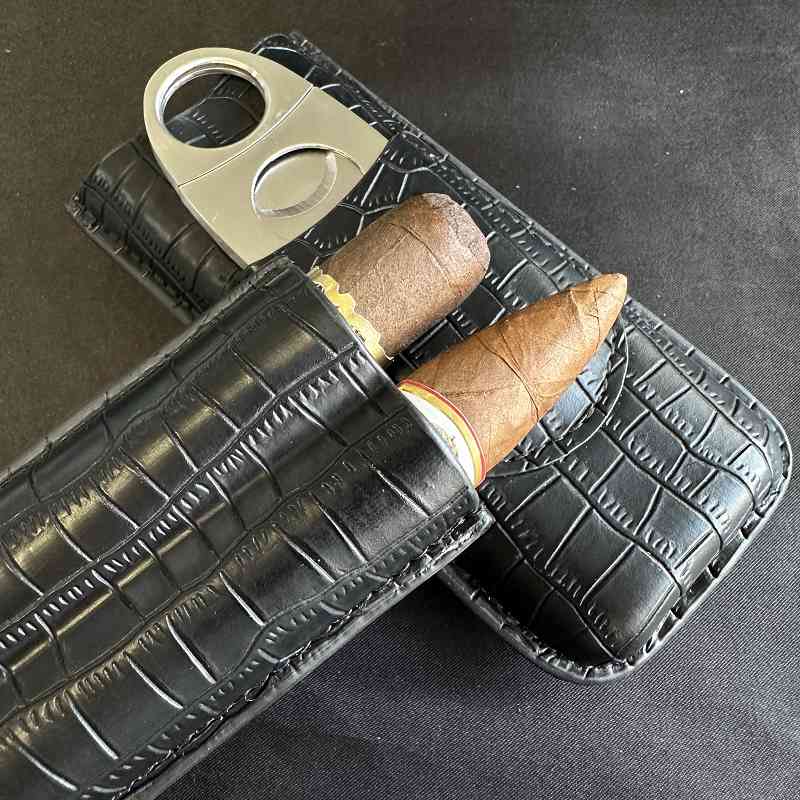 Sigarenbuis 2-slots hoesje met - Premium Cigar Case recensie en prijs