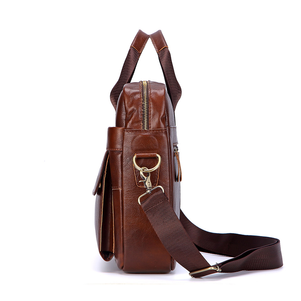 Mannen Echt Lederen Handtassen - Leather Briefcase recensie en prijs