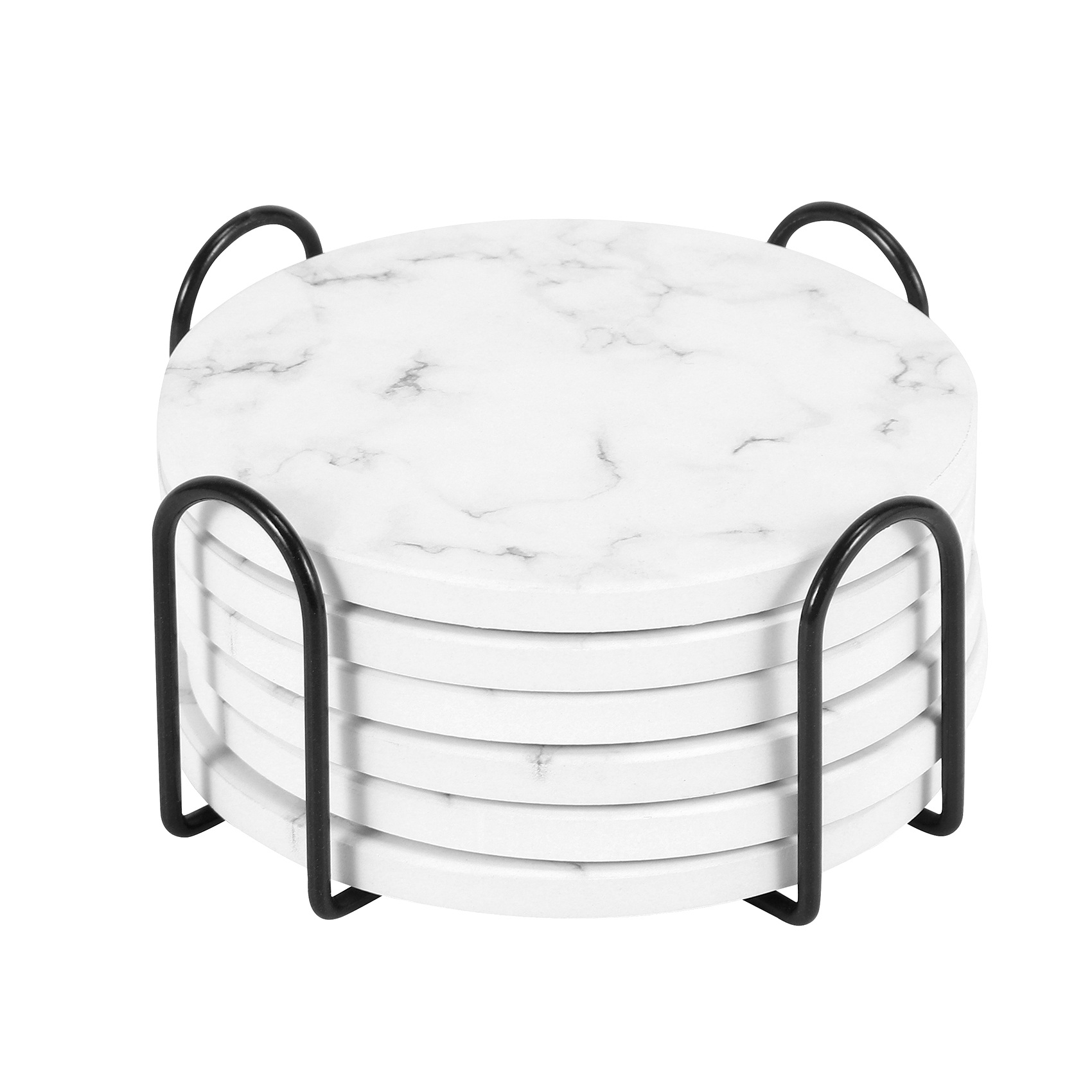 ABAH-absorberende onderzetters - Marble Coaster Set recensie en prijs