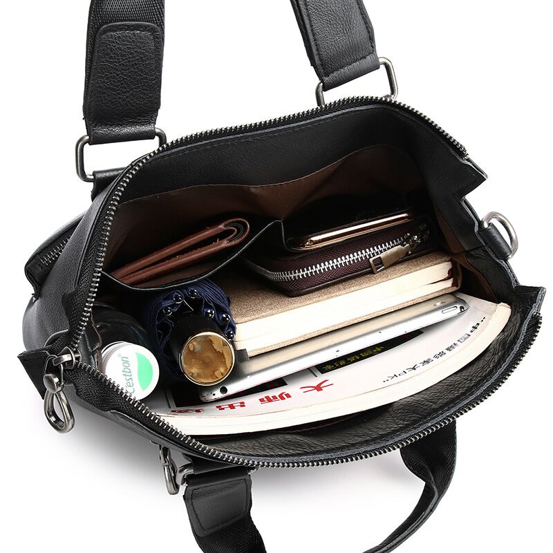 Mannen Verticale Handtas Manne - Leather Briefcase recensie en prijs