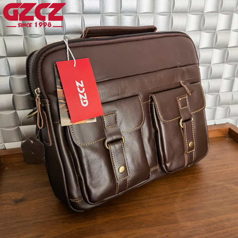 GZCZ Herenhandtas Vrije tijd Z - Leather Briefcase recensie en prijs