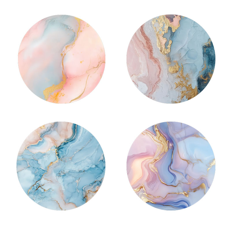 4 stuks marmeren onderzetters  - Marble Coaster Set recensie en prijs