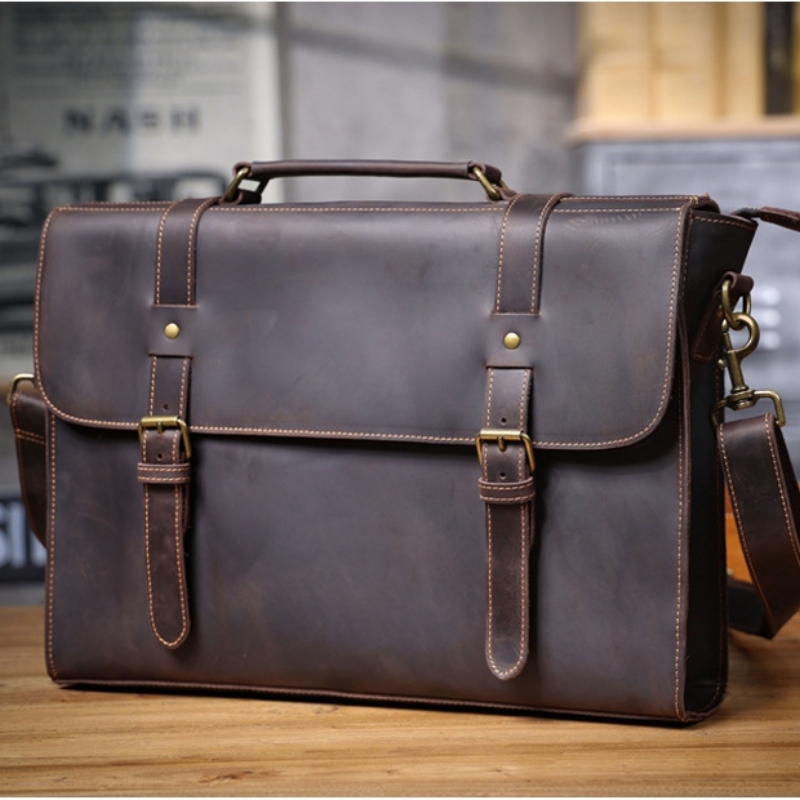 Luxe Originele Herenhandtas Ec - Leather Briefcase recensie en prijs