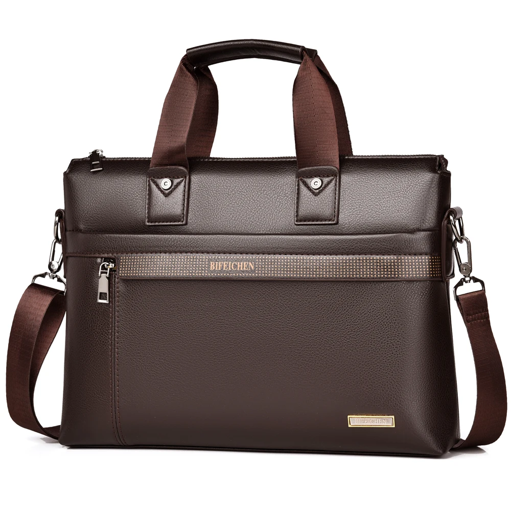 2026 Nieuwe Luxe Merk Man Hand - Leather Briefcase recensie en prijs