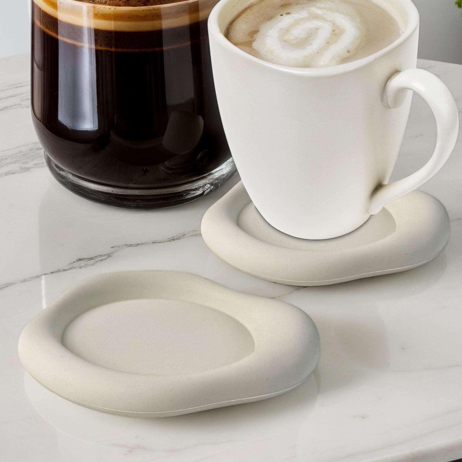 Siliconen antislip wolkvorm on - Marble Coaster Set recensie en prijs