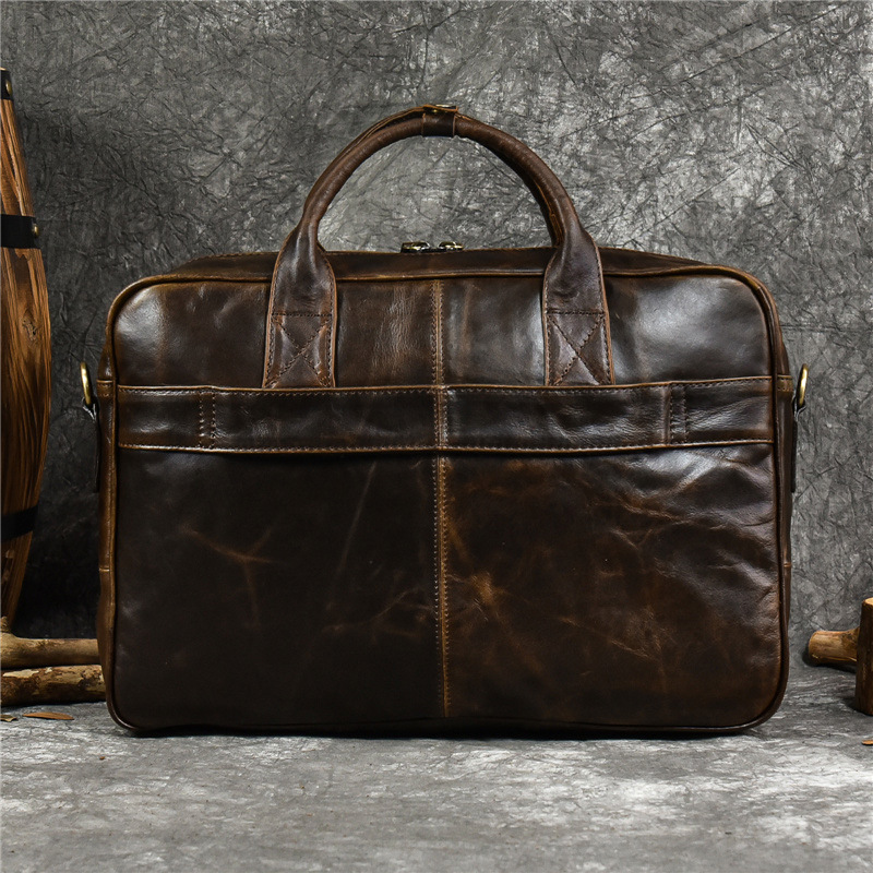Luxe Lederen Handtas Voor Mann - Leather Briefcase recensie en prijs