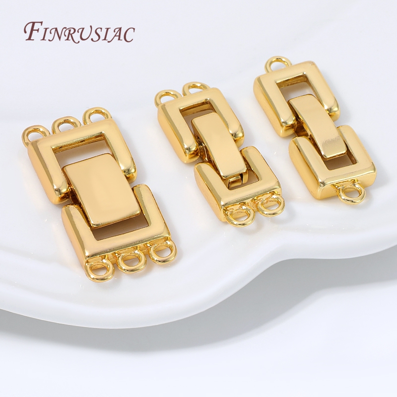 18K vergulde multi-strengs slu - Gold Plated Jewelry recensie en prijs