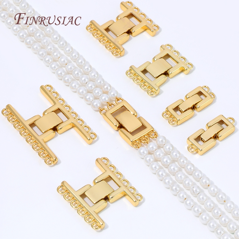 18K vergulde multi-strengs slu - Gold Plated Jewelry recensie en prijs