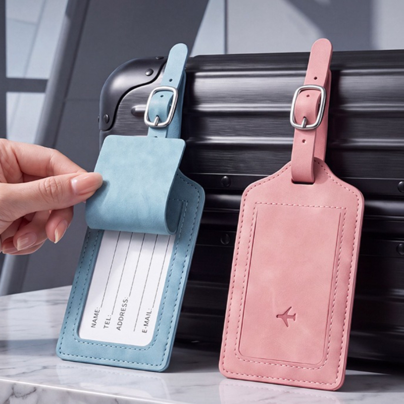 1PC PU Lederen Bagage Label Da - Travel Luggage Set recensie en prijs