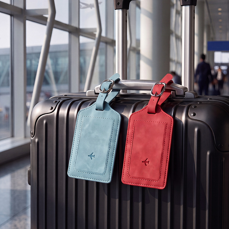 1PC PU Lederen Bagage Label Da - Travel Luggage Set recensie en prijs