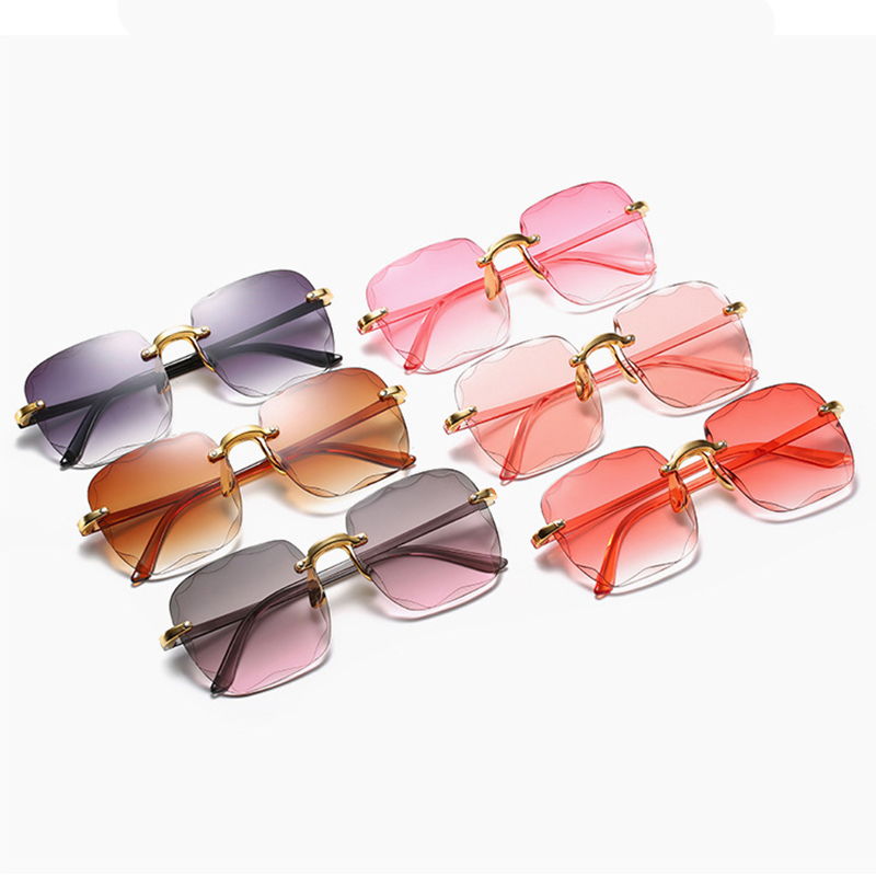 1/3 STUKS Nieuwe Randsloze Dam - Designer Sunglasses recensie en prijs