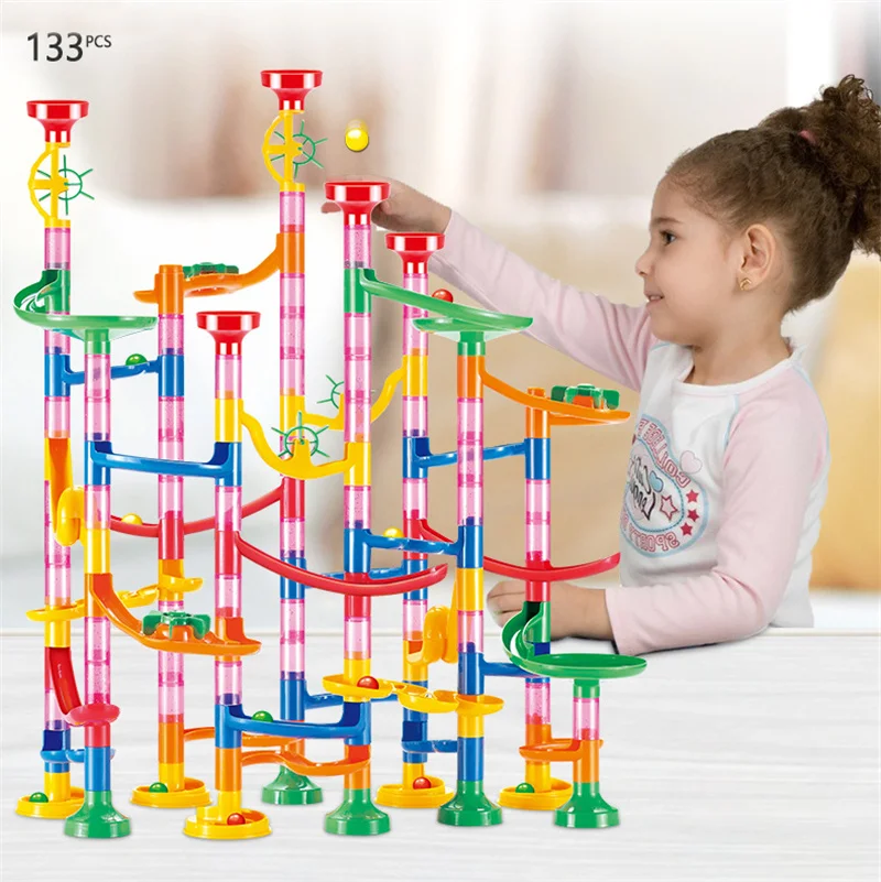 50-142PCS 3D Doolhof Bal Rol S - Marble Coaster Set recensie en prijs