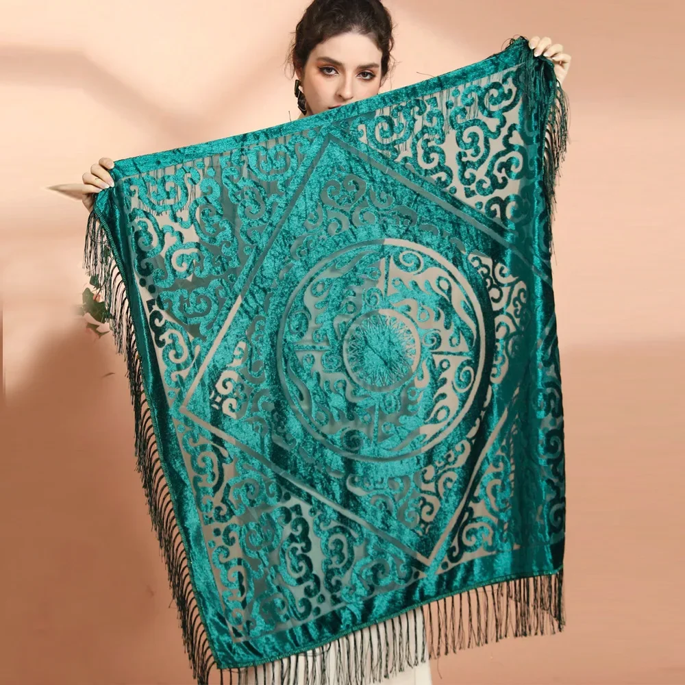 AW25 fluwelen jacquard sjaal m - Cashmere Scarf recensie en prijs