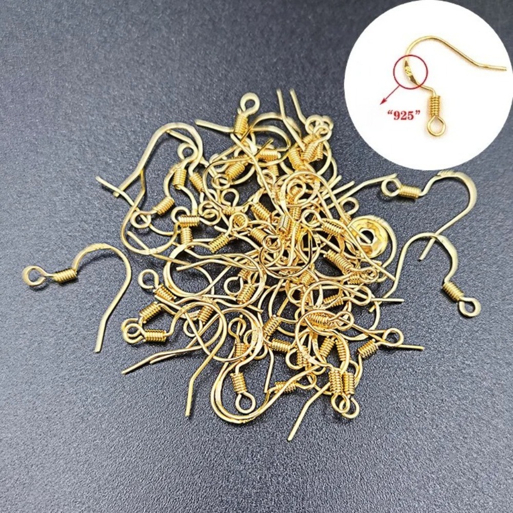 Vergulde oorhaakjes 100 stuks  - Gold Plated Jewelry recensie en prijs