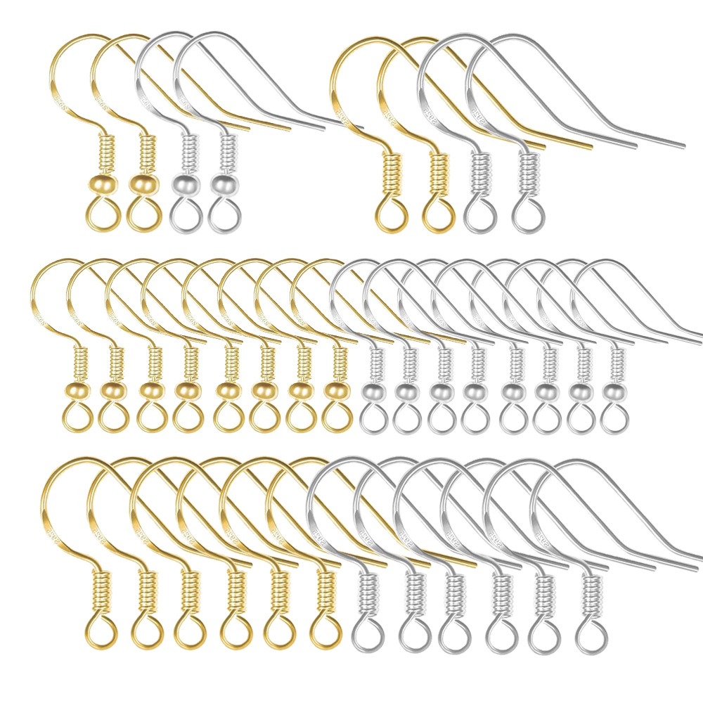 Vergulde oorhaakjes 100 stuks  - Gold Plated Jewelry recensie en prijs