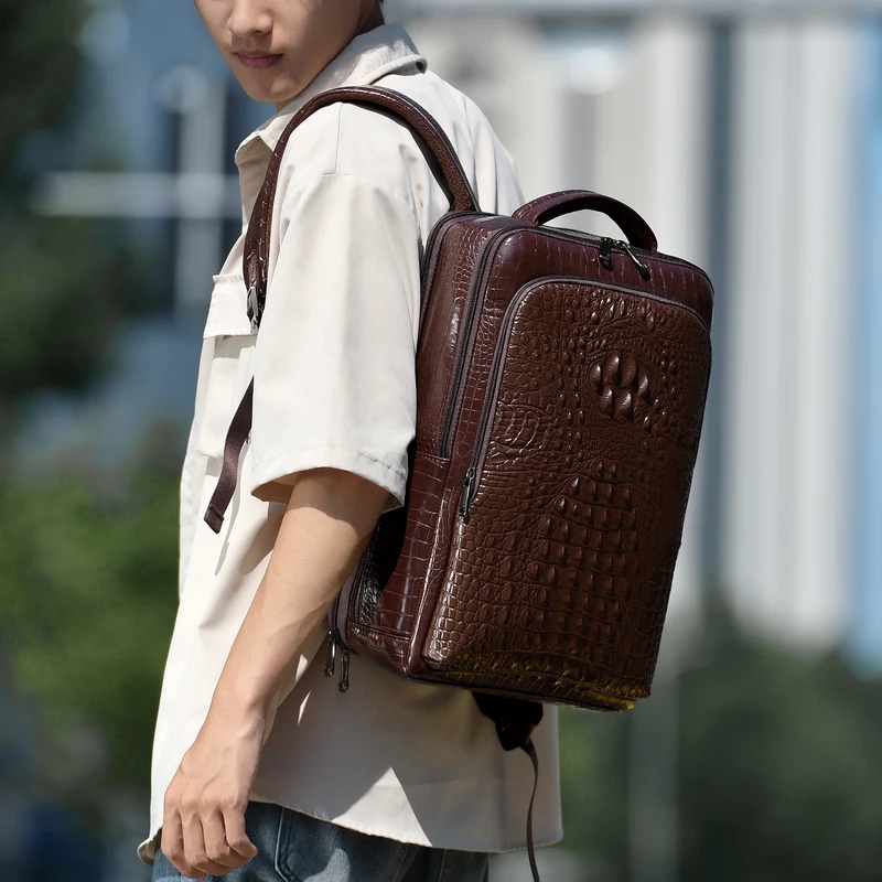 Nieuwe heren laptoptas van lee - Leather Briefcase recensie en prijs