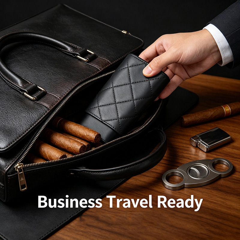 Grote sigarenkist van premium  - Premium Cigar Case recensie en prijs