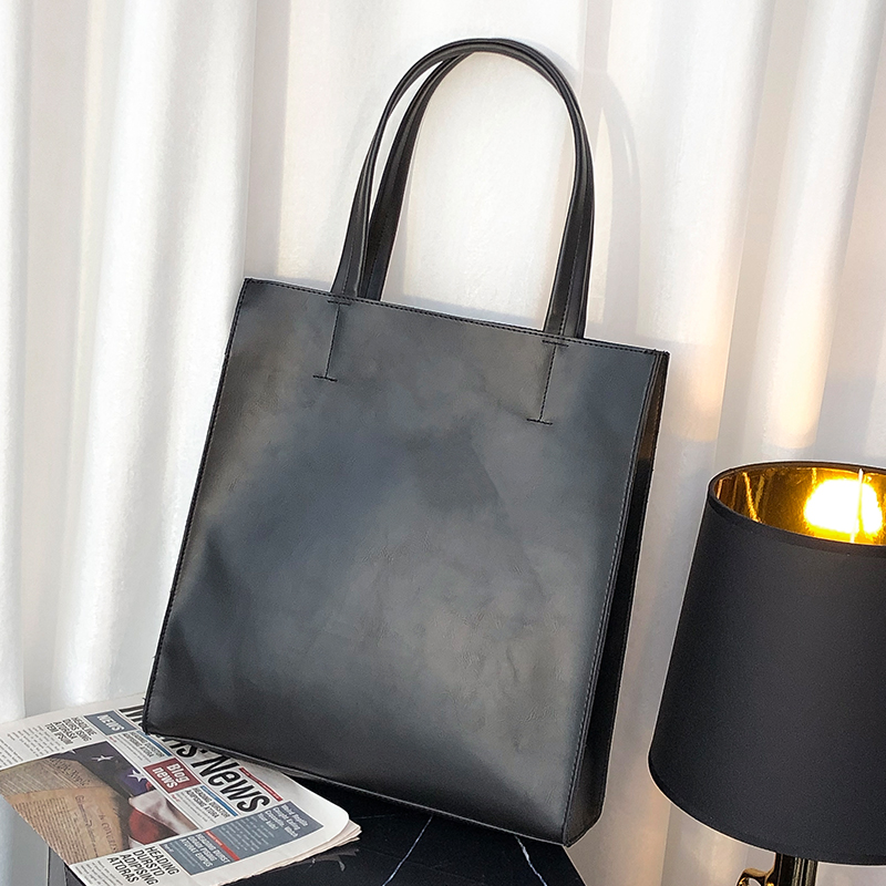 Minimalistische leren handtas  - Leather Briefcase recensie en prijs