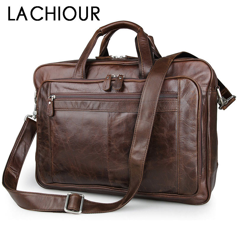 Lachiour Echt Lederen Heren Ta - Leather Briefcase recensie en prijs