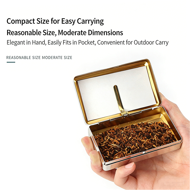 Draagbare metalen tabakopslag  - Premium Cigar Case recensie en prijs